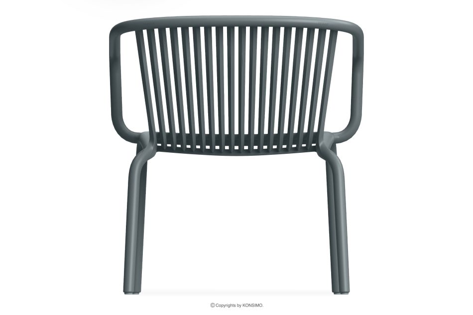 FICCARI Sessel und Couchtisch für den Garten anthrazit anthrazit - Foto 5
