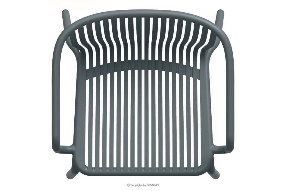 FICCARI Sessel und Couchtisch für den Garten anthrazit anthrazit - Foto 6