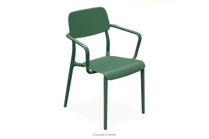 GALIO, https://konsimo.de/kollektion/galio/ Gartenstuhl mit Armlehnen aus ökologischem Kunststoff grün grün - Foto