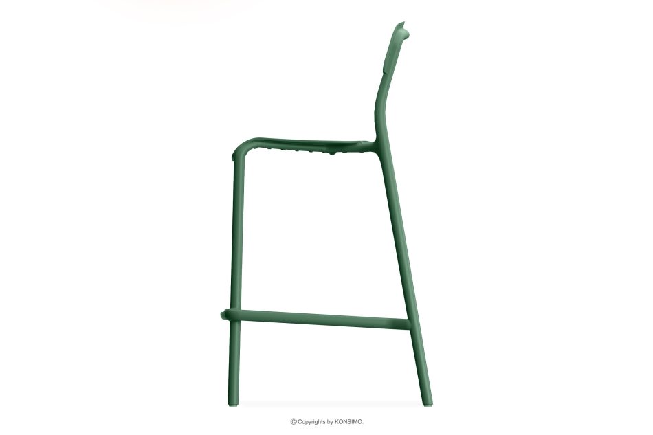 GALIO Gartenhocker aus ökologischem Kunststoff grün grün - Foto 3
