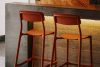 GALIO Gartenhocker aus ökologischem Kunststoff orange orange - Foto 2