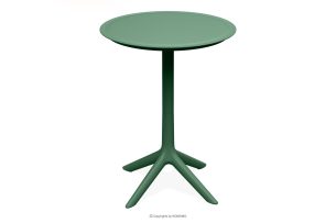 GALIO, https://konsimo.de/kollektion/galio/ Hoher runder Gartentisch aus ökologischem Kunststoff grün grün - Foto