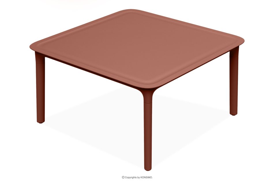 GALIO Gartentisch aus ökologischem Kunststoff orange orange - Foto 0