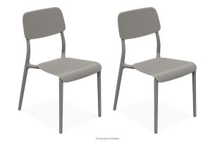 GALIO, https://konsimo.de/kollektion/galio/ Gartenstuhl aus ökologischem Kunststoff 2 tlg. kühlbraun kühles Braun - Foto