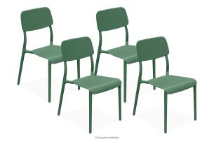 GALIO, https://konsimo.de/kollektion/galio/ Gartenstuhl aus ökologischem Kunststoff 4 Tlg. grün grün - Foto