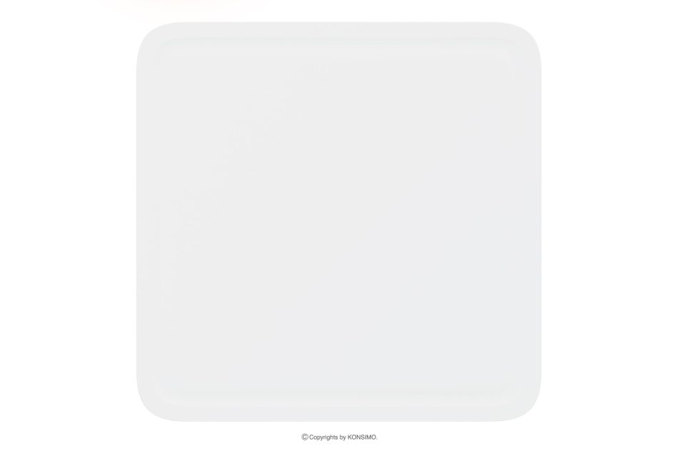 GALIO Gartenmöbel-Set Stühle und Tisch aus ökologischem Kunststoff 4 Personen weiß weiß - Foto 9