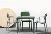 GALIO Gartenmöbel-Set Stühle und Tisch aus ökologischem Kunststoff 4 Personen grün grün - Foto 12