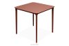 GALIO Gartenmöbel-Set Stühle und Tisch aus ökologischem Kunststoff 4 Personen orange orange - Foto 9