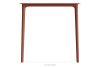GALIO Gartenmöbel-Set Stühle und Tisch aus ökologischem Kunststoff 4 Personen orange orange - Foto 10
