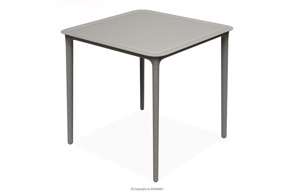 GALIO Set Stühle und Esstisch für die Terrasse aus Polypropylen mit Glasfaser 6 Personen kühlbraun kühles Braun - Foto 10