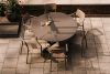GALIO Set Stühle und Esstisch für die Terrasse aus Polypropylen mit Glasfaser 6 Personen kühlbraun kühles Braun - Foto 14