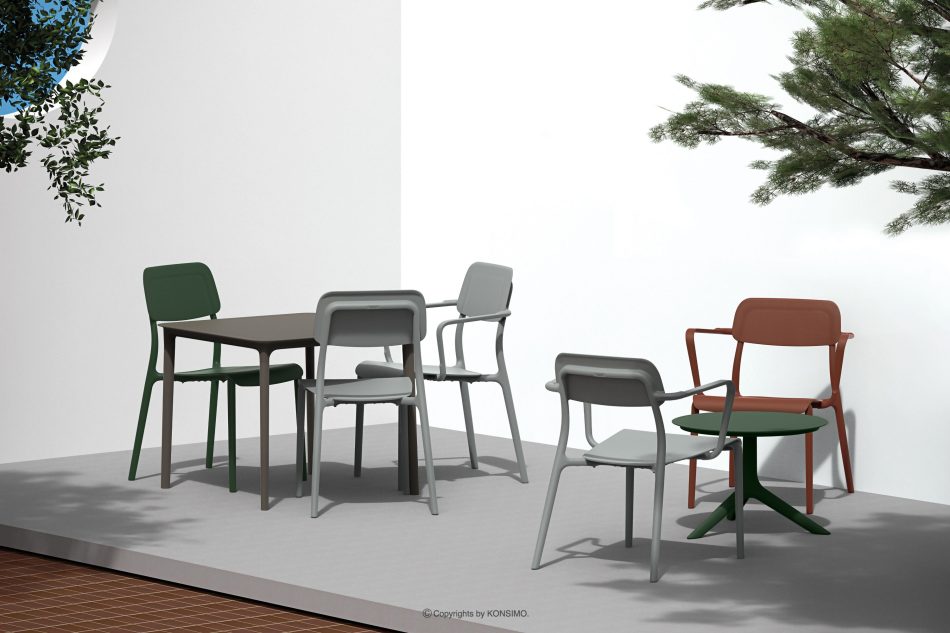 GALIO Terrassenmöbel-Set Polypropylen mit Glasfaser 3 Personen grün grün - Foto 12