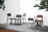 GALIO Gartenmöbel-Set Stühle und Esstisch 2 Personen weiß weiß - Foto 2