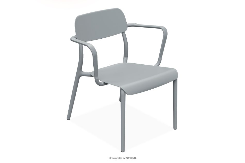 GALIO Gartenmöbel-Set Sessel und Couchtisch grau grau - Foto 2