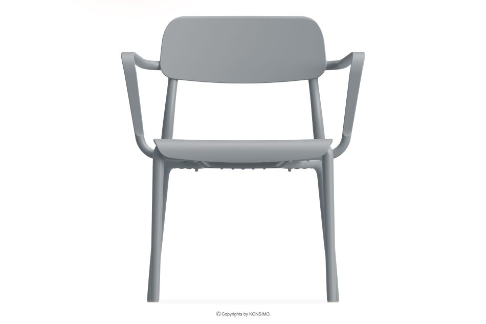 GALIO Gartenmöbel-Set Sessel und Couchtisch grau grau - Foto 3