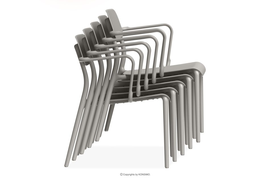 GALIO Gartenmöbel-Set Sessel und Couchtisch kühlbraun kühles Braun - Foto 7