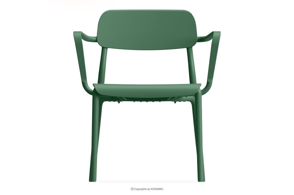 GALIO Gartenmöbel-Set mit Sesseln und Couchtisch grün grün - Foto 3