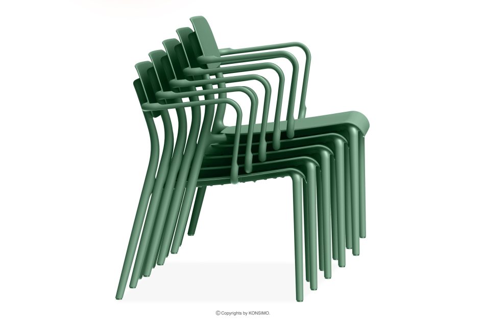 GALIO Gartenmöbel-Set mit Sesseln und Couchtisch grün grün - Foto 7