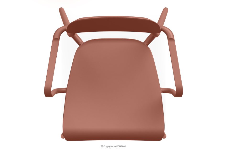 GALIO Gartenmöbel-Set Sessel und Couchtisch orange orange - Foto 6