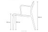 GALIO Gartenmöbel-Set Sessel und Couchtisch kühlbraun kühles Braun - Foto 13