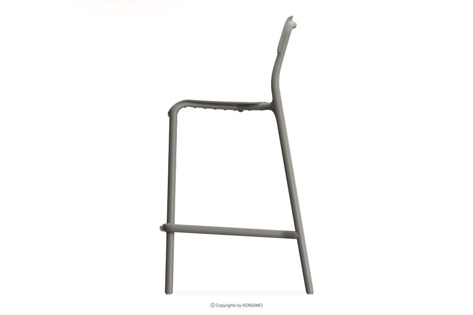 GALIO Gartenhocker aus ökologischem Kunststoff 2 Tlg. kühlbraun kühles Braun - Foto 4