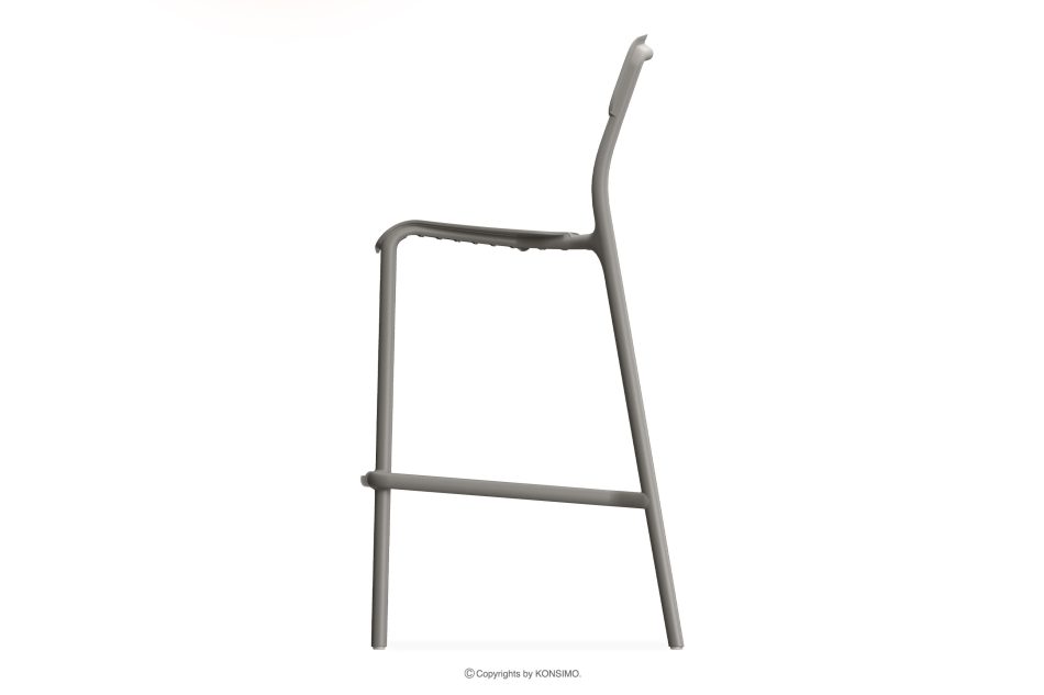 GALIO Gartenhocker aus ökologischem Kunststoff 2 Tlg. kühlbraun kühles Braun - Foto 4