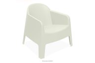 Moderner Gartensessel aus Polypropylen beige