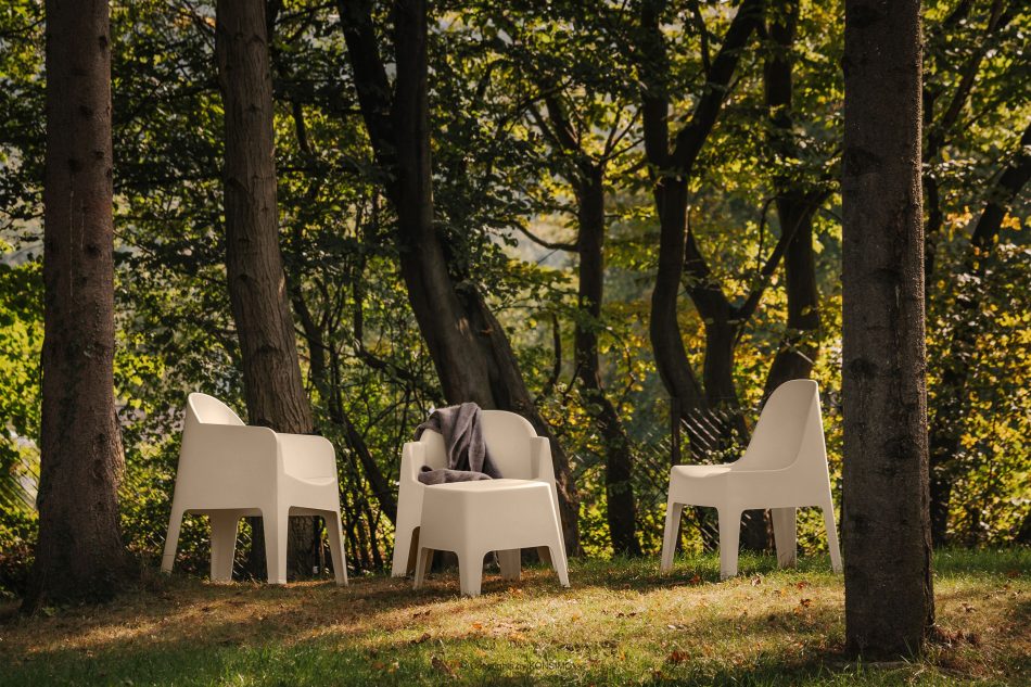 MALUS Moderner Esstisch aus Polypropylen beige beige - Foto 1