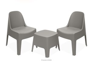 MALUS, https://konsimo.de/kollektion/malus/ Gartenmöbel-Set modern Polypropylen 2 Personen kühl braun kühles Braun - Foto