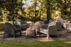 MALUS Gartenmöbel-Set Sessel und Esstisch modern 2 Personen Polypropylen kühl braun kühles Braun - Foto 12