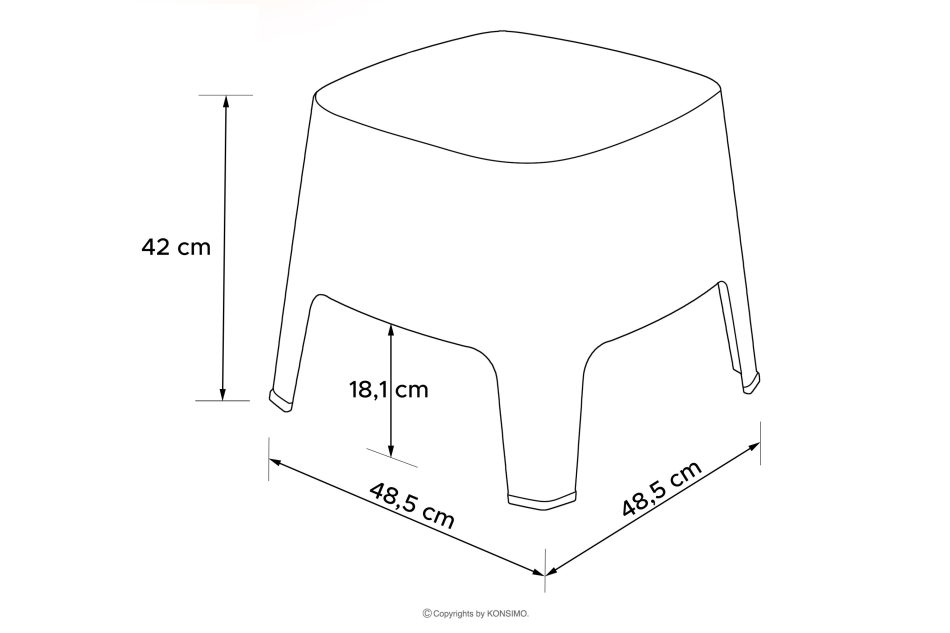 MALUS Gartenmöbel-Set Sessel und Esstisch modern 2 Personen Polypropylen kühl braun kühles Braun - Foto 14