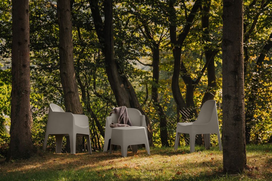 MALUS Gartenmöbel-Set modern Polypropylen kühl braun kühles Braun - Foto 1