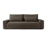 ausziehbar mit Kissen Kordstoff / Velours braun
