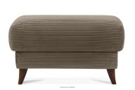 Sitzhocker für das Wohnzimmer mit Stauraum Kordstoff beige