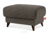 GUSTAVO II Sitzhocker für das Wohnzimmer mit Stauraum Kordstoff graubeige graubeige - Foto 3