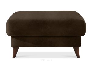 GUSTAVO II, https://konsimo.de/kollektion/gustavo-ii/ Sitzhocker für das Wohnzimmer mit Stauraum Imitation Wildleder braun braun - Foto