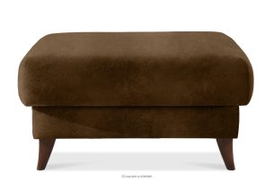 GUSTAVO II, https://konsimo.de/kollektion/gustavo-ii/ Sitzhocker für das Wohnzimmer mit Stauraum Imitation Wildleder hellbraun hellbraun - Foto