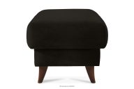 Fußhocker für das Wohnzimmer mit Stauraum Imitat Wildleder anthrazit