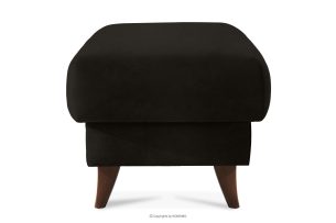 GUSTAVO II, https://konsimo.de/kollektion/gustavo-ii/ Fußhocker für das Wohnzimmer mit Stauraum Imitat Wildleder anthrazit anthrazit - Foto