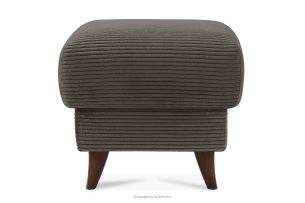 GUSTAVO II, https://konsimo.de/kollektion/gustavo-ii/ Fußhocker für das Wohnzimmer mit Stauraum Kordstoff graubeige graubeige - Foto