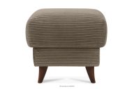 Fußhocker für das Wohnzimmer mit Stauraum Kordstoff beige