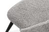 BAKERI Polsterstuhl boucle stahl/schwarz 2 tlg. Stahl/Schwarz - Foto 8