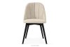BAKERI Polsterstuhl boucle hellbeige/schwarz 2 tlg. hellbeige/schwarz - Foto 4