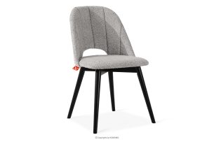 TINO, https://konsimo.de/kollektion/tino/ Polsterstuhl boucle Stahl/Schwarz Stahl/Schwarz - Foto