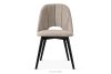 TINO Polsterstuhl boucle dunkelbeige/schwarz dunkelbeige/schwarz - Foto 3