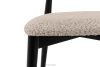 RABI Holzboucle-Stuhl weiß/schwarz dunkelbeige/schwarz - Foto 6