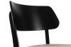 VINIS Moderner Holzstuhl mit Bouclestoff dunkelbeige/schwarz 2 tlg. dunkelbeige/schwarz - Foto 8