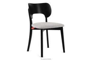 LYCO, https://konsimo.de/kollektion/lyco/ Holzstuhl Stoff Boucle Stahl/Schwarz stahl/schwarz - Foto