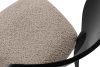LYCO Holzstuhl Stoff Boucle dunkelbeige/schwarz dunkelbeige/schwarz - Foto 5