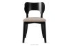 LYCO Holzstuhl Stoff Boucle dunkelbeige/schwarz 2 tlg. dunkelbeige/schwarz - Foto 4